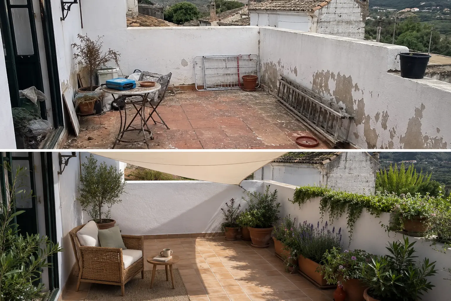 Antes y después: Patio recuperado