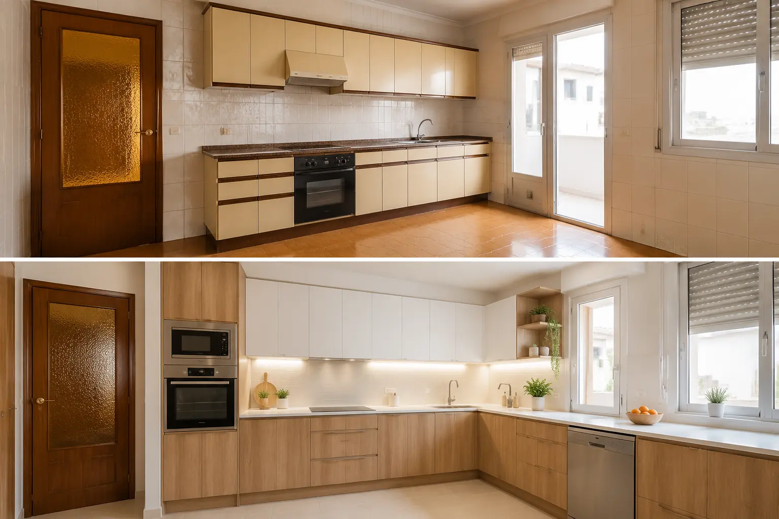 Antes y después: Cocina renovada sin perder funcionalidad