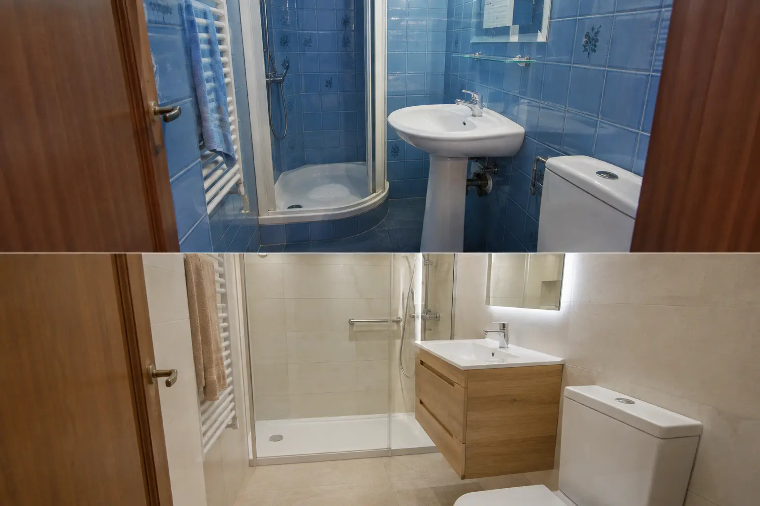 Antes y después: Baño más accesible