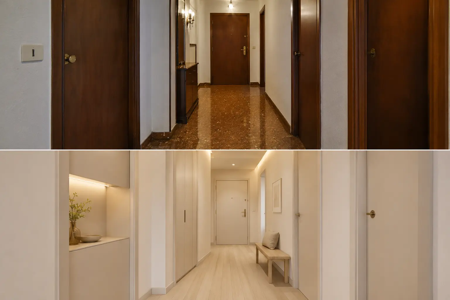 Antes y después: Recibidor con más orden