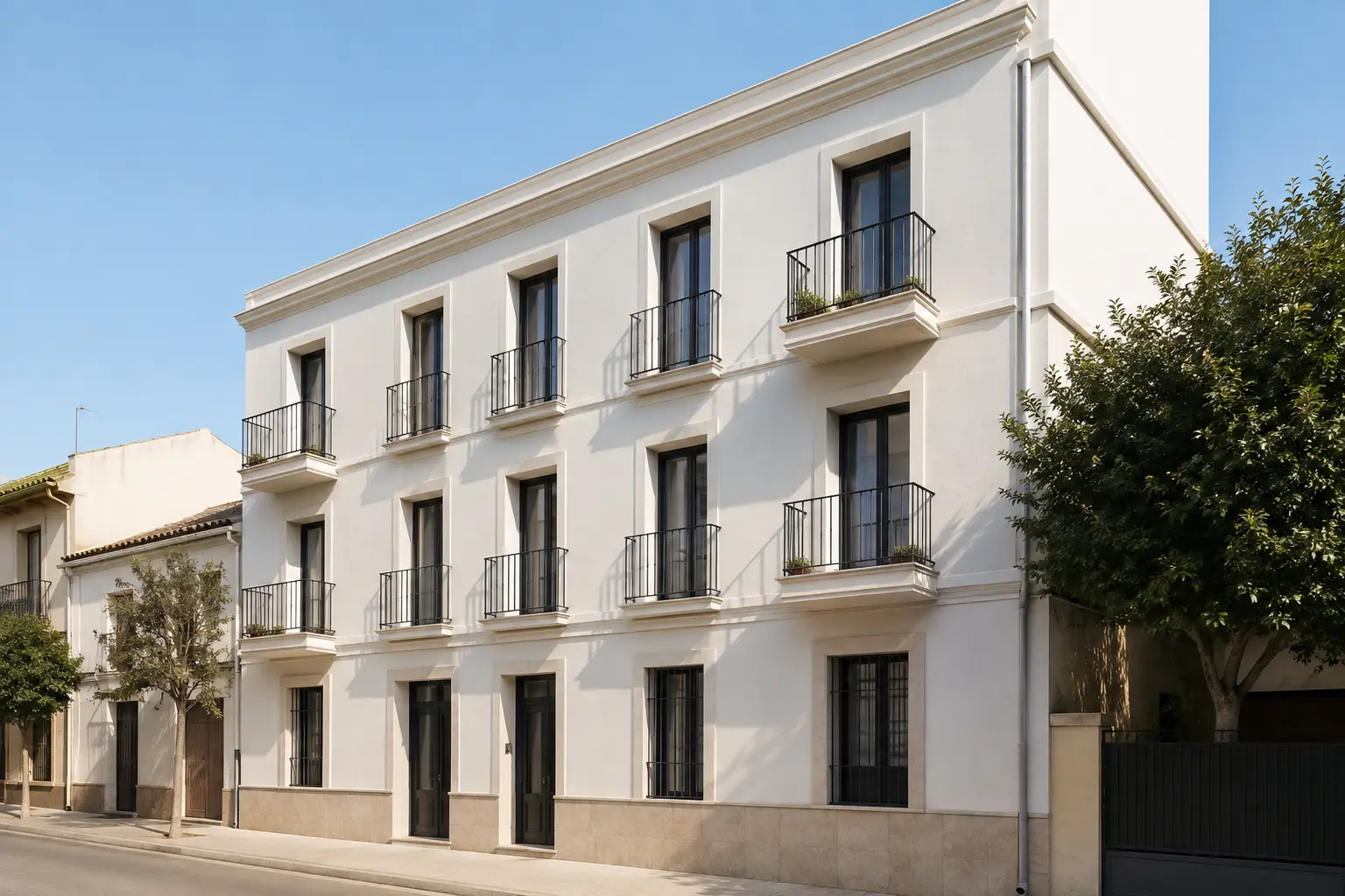 Rehabilitación de fachadas en Málaga, imagen de inspiración para reforma
